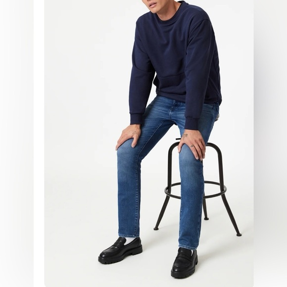 Mavi Zach Straight Leg Jeans M’s 31W 30L Regular Rise Mid Tonal Athletic Stretch - Picture 3 of 16